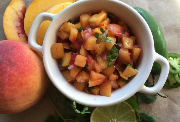 Perfect Peach Salsa Made with Summer Peaches