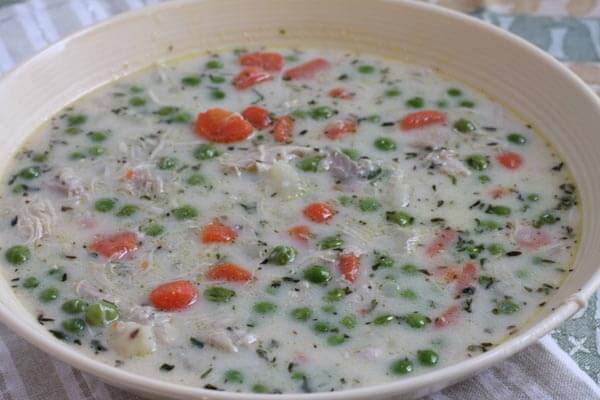 Crockpot Chicken Pot Pie Soup