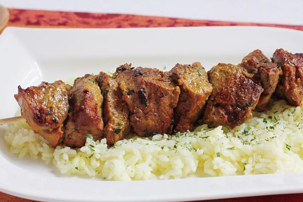 Curry Beef Kabobs