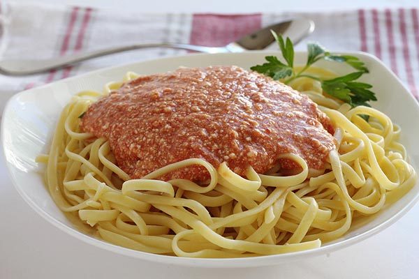 Ricotta Cheese and Tomato Sauce Recipe