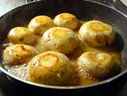 simmered mushrooms