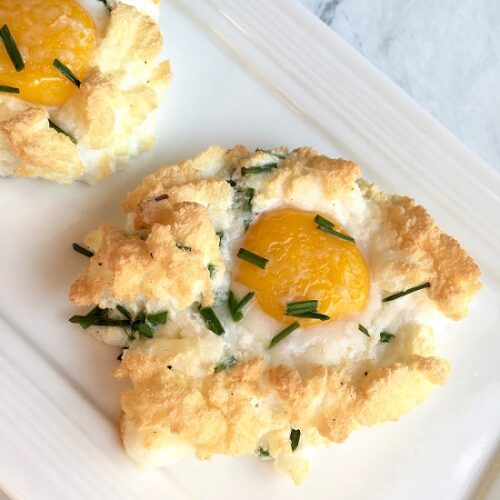 Cloud Eggs with Cheese