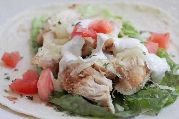 Fajita Chicken Wraps 