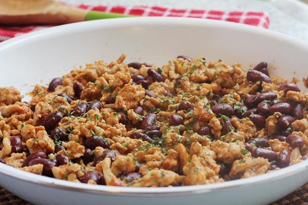 Ground Turkey Rice Bowl