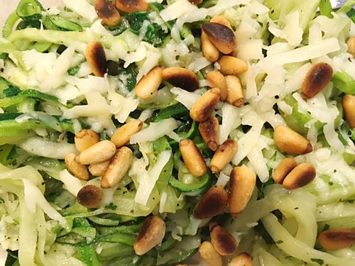 zoodles ready to eat