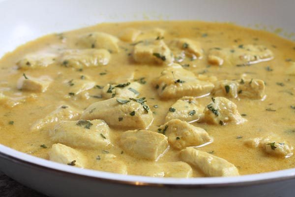 creamy chicken curry